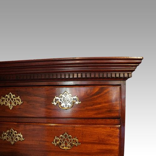 fig 2. George III Irish mahogany tallboy