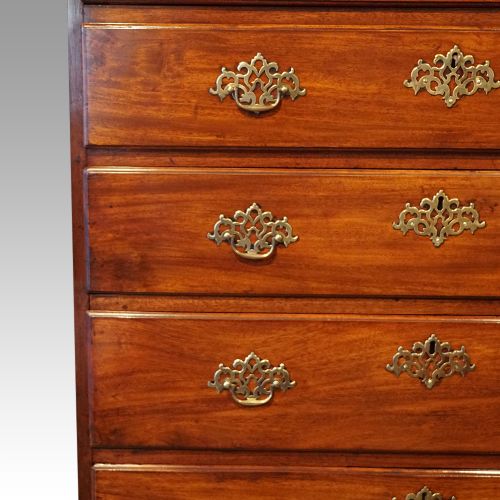 fig 4. George III Irish mahogany tallboy