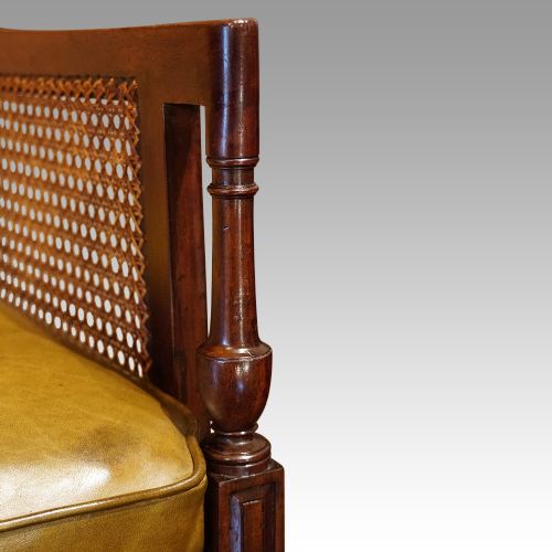 fig 2. Regency mahogany bergere library chair