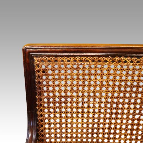 fig 8. Regency mahogany bergere library chair