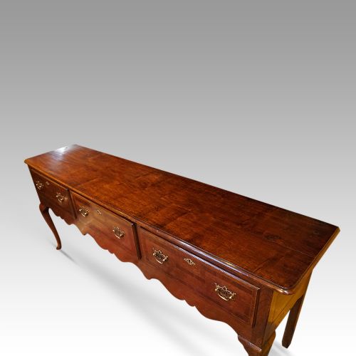 fig 2. Antique oak long dresser base