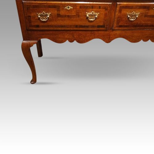 fig 5. Antique oak long dresser base
