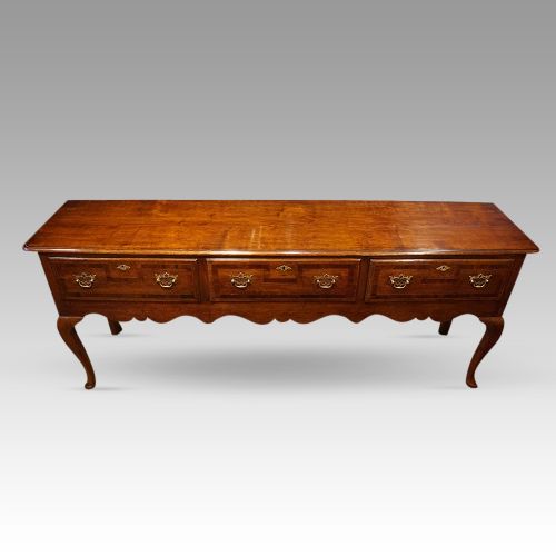 fig 6. Antique oak long dresser base