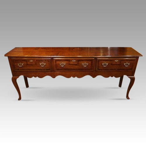 fig 7. Antique oak long dresser base
