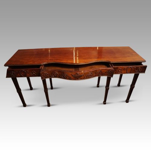 fig 5. 19thc. mahogany Adam serving table