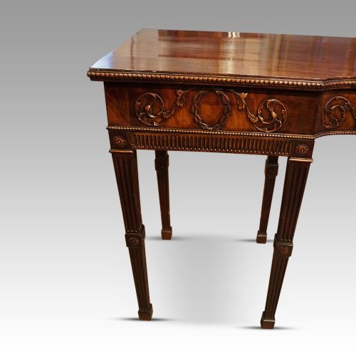 fig 6. 19thc. mahogany Adam serving table