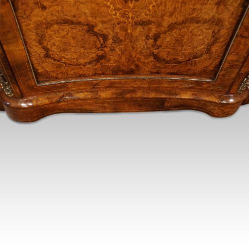 fig 3. Victorian walnut inlaid credenza