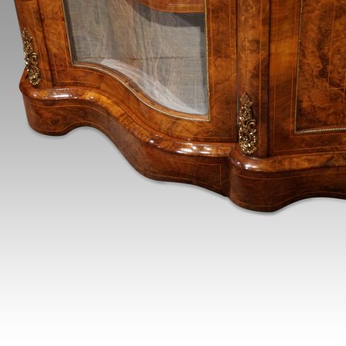 fig 4. Victorian walnut inlaid credenza