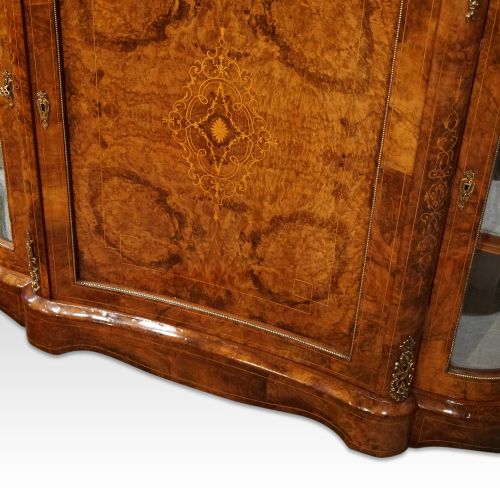 fig 5. Victorian walnut inlaid credenza