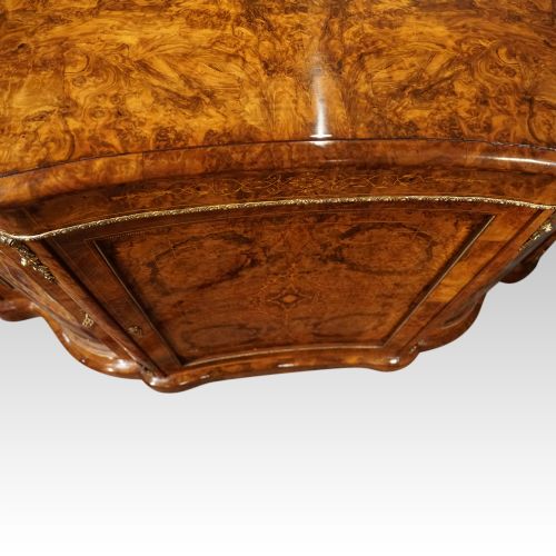 fig 7. Victorian walnut inlaid credenza