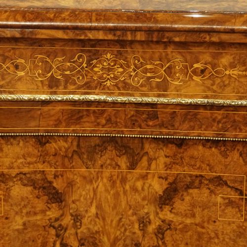 fig 9. Victorian walnut inlaid credenza