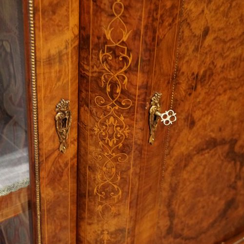 fig 10. Victorian walnut inlaid credenza