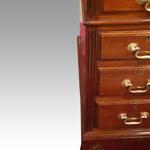 fig 5. Edwardian mahogany pedestal desk 122cms