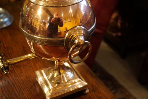fig 2. Regency small copper samovar