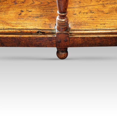 fig 5. Antique oak pot board dresser base