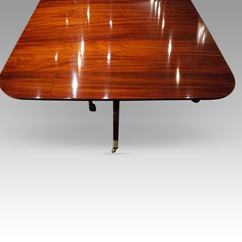 fig 6. George V mahogany 3 pillar dining table
