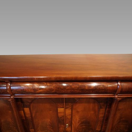 fig 3. Victorian mahogany 4 door sideboard