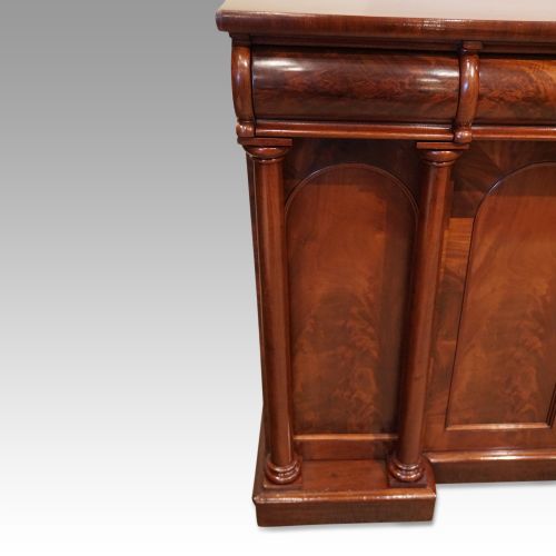 fig 6. Victorian mahogany 4 door sideboard