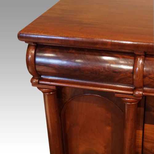 fig 7. Victorian mahogany 4 door sideboard