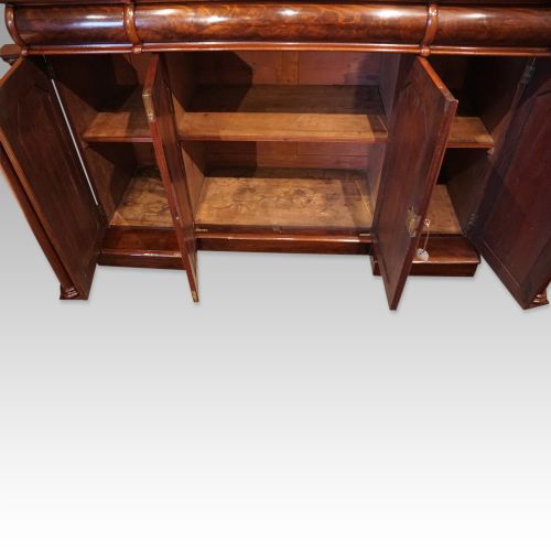 fig 8. Victorian mahogany 4 door sideboard