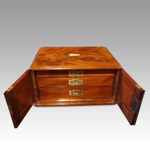 fig 6. Edwardian mahogany collectors cabinet