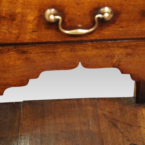 fig 8. Georgian oak pot board dresser