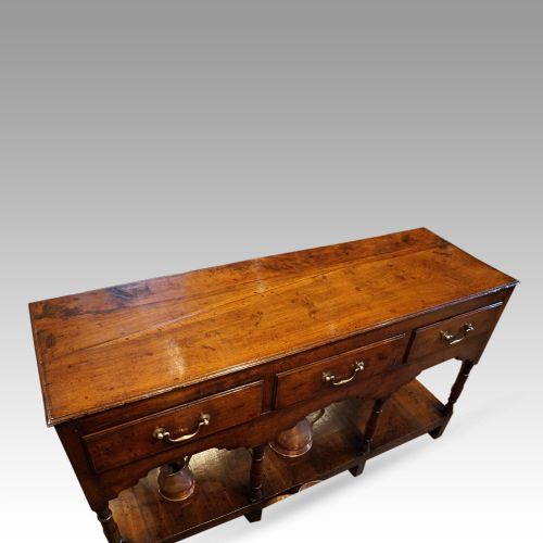 fig 9. Georgian oak pot board dresser