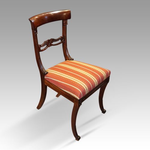 fig 1. Set of 8 Regency rosewood dining chairs