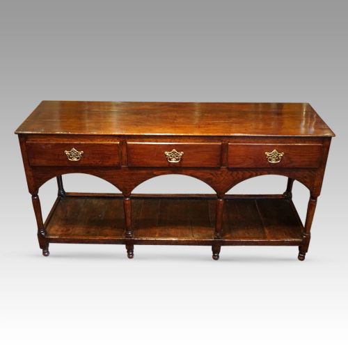 Antique Oak Pot Board Dresser Base