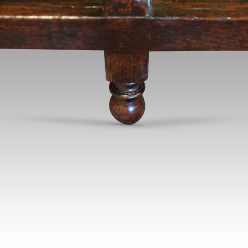 fig 9. Antique oak pot board dresser base