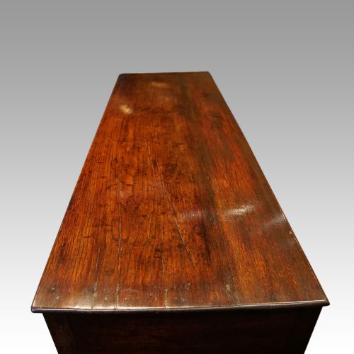 fig 10. Antique oak pot board dresser base