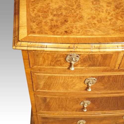 fig 2. Queen Anne style walnut bow chest