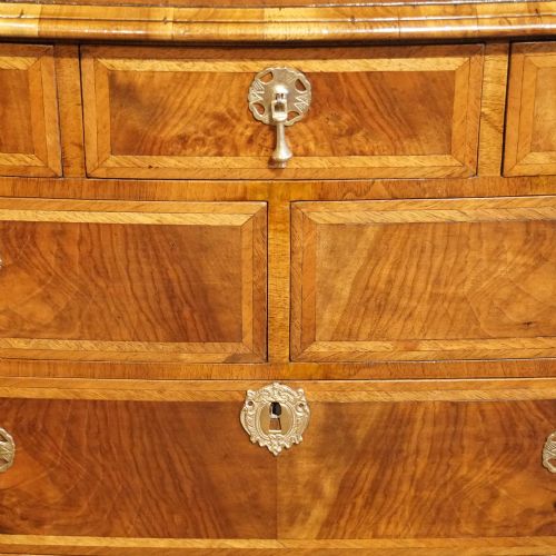 fig 3. Queen Anne style walnut bow chest