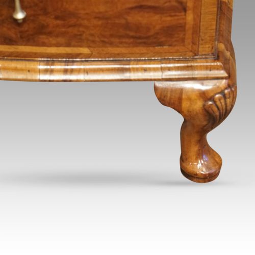 fig 6. Queen Anne style walnut bow chest