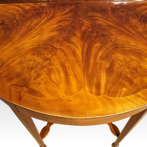fig 4. Pair of Edwardian demi-lune tables