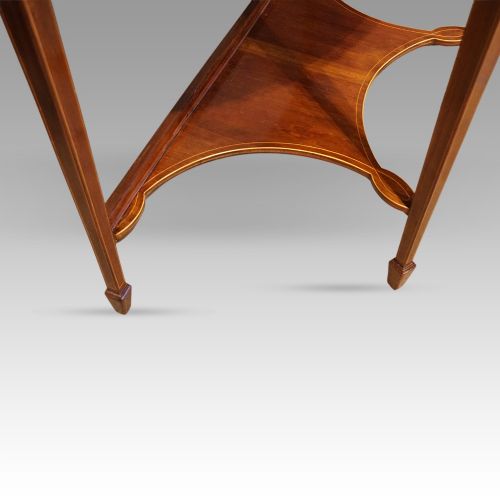 fig 6. Pair of Edwardian demi-lune tables