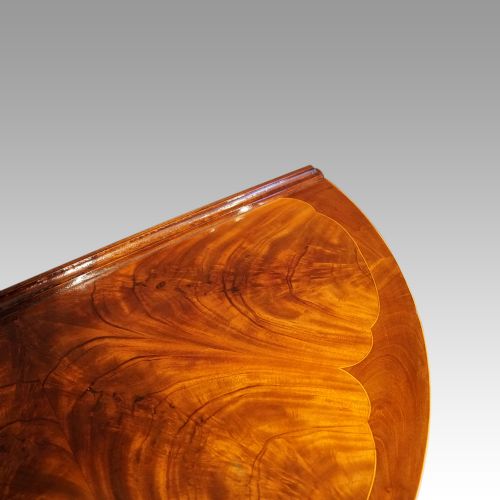 fig 7. Pair of Edwardian demi-lune tables