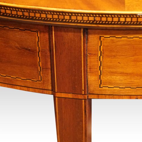 fig 9. Pair of Edwardian demi-lune tables
