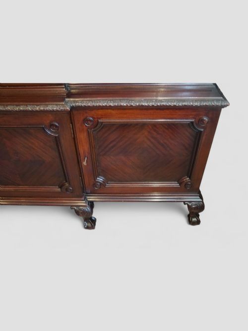 fig 2. Waring and Gillows breakfront bookcase