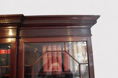 fig 6. Waring and Gillows breakfront bookcase
