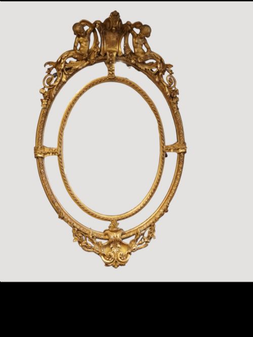 fig 1. Important large 19thc gilt mirror