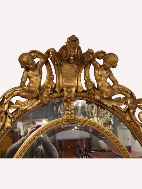 fig 2. Important large 19thc gilt mirror