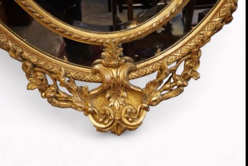 fig 4. Important large 19thc gilt mirror