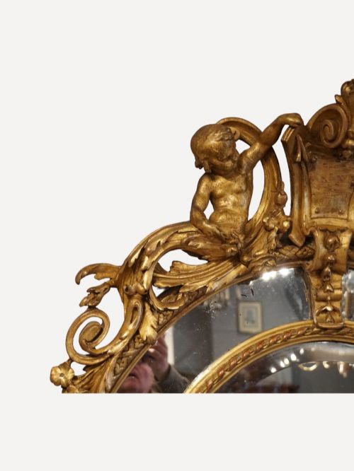fig 5. Important large 19thc gilt mirror
