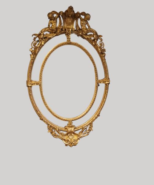 fig 6. Important large 19thc gilt mirror