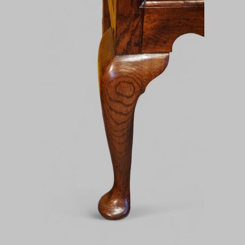 fig 8. Antique oak cabriole leg dresser base