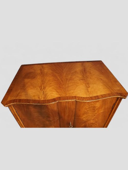 fig 5. George V walnut gentlemans tallboy