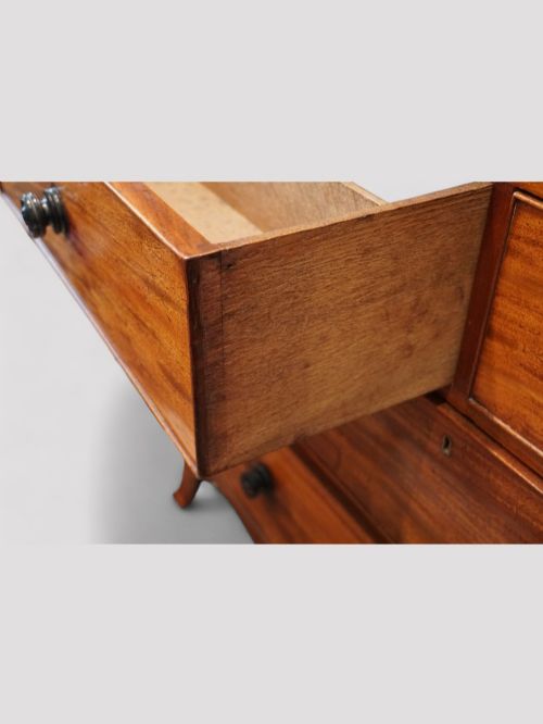 fig 3. Regency mahogany linen press