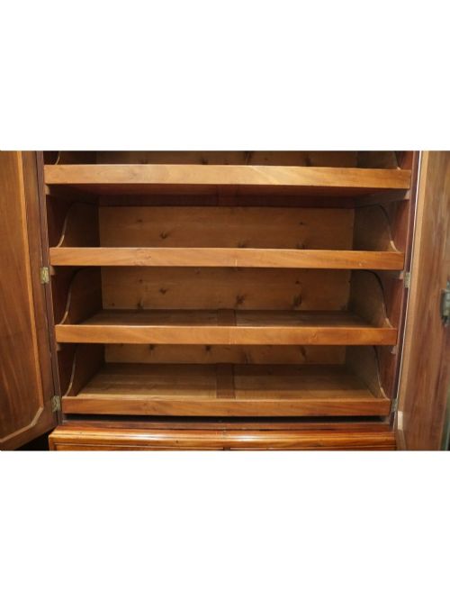 fig 6. Regency mahogany linen press