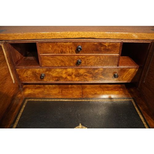 fig 5. Victorian oak secretaire campaign chest